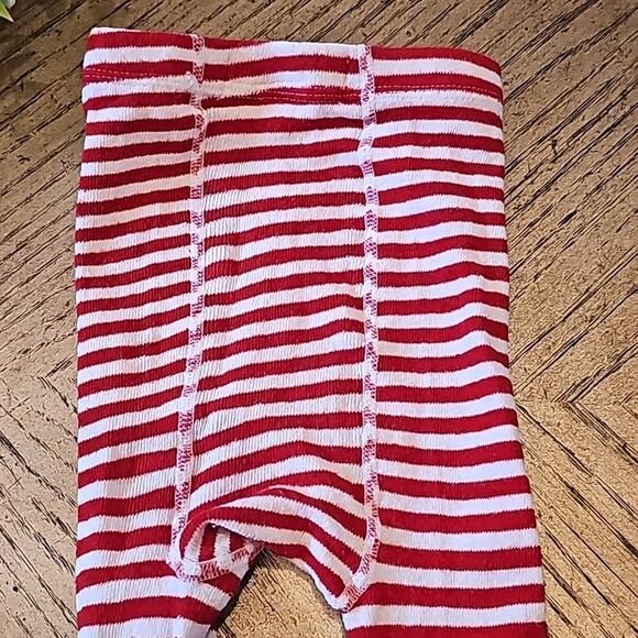 Red and white stripe stockings Rae Dunn One size but i say it fits 3/4 perfectly - Picture 2 of 8